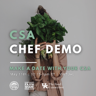 Make a Date with Your CSA Virtual Chef Demo